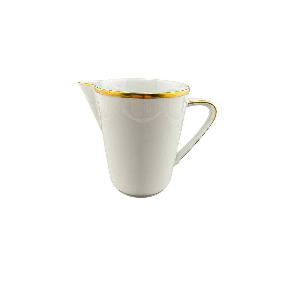 Vintage 1970 Hutschenreuther Noblesse Creamer – Porcelain with 24K Gold Trim